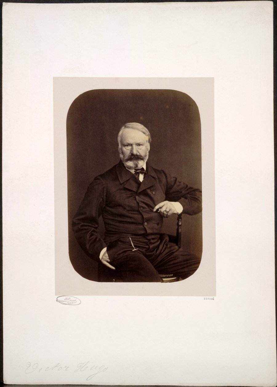 Portret Victora Hugo na Guernsey autorstwa Edmond Bacot