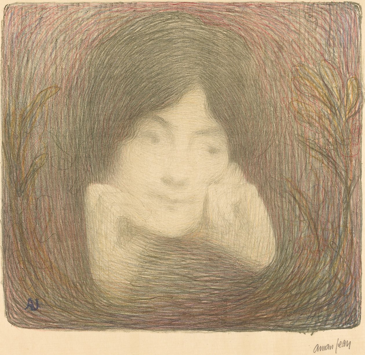 Miss Moréno z Comédie-Française, 1897. autorstwa Edmond François Aman Jean