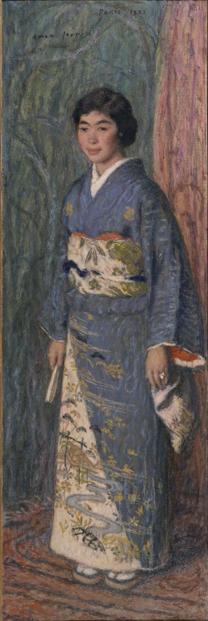 Portret Japonki Pani Kuroki, 1922 autorstwa Edmond François Aman Jean