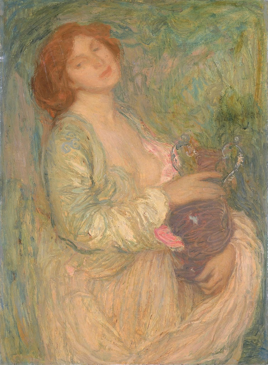 Kobieta z wazą, koniec XIX-początek XX wieku. autorstwa Edmond François Aman Jean