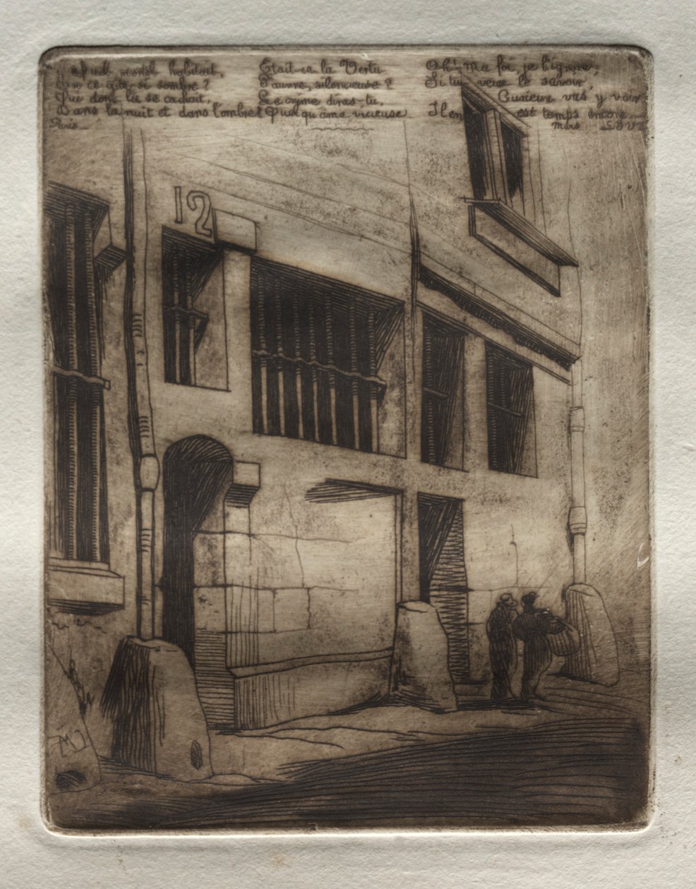 La Rue des Mauvais Garçons autorstwa Edmond Gosselin