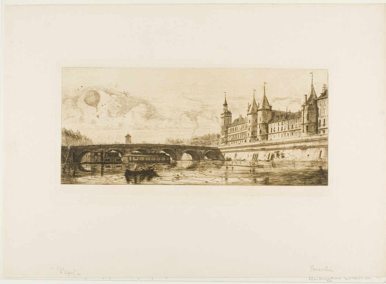 Pont au Change, Paryż autorstwa Edmond Gosselin