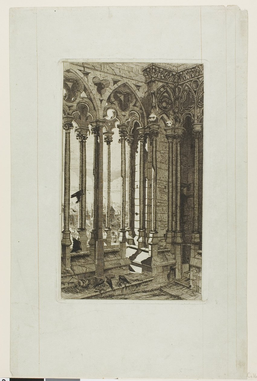 Galeria Notre-Dame, Paryż autorstwa Edmond Gosselin