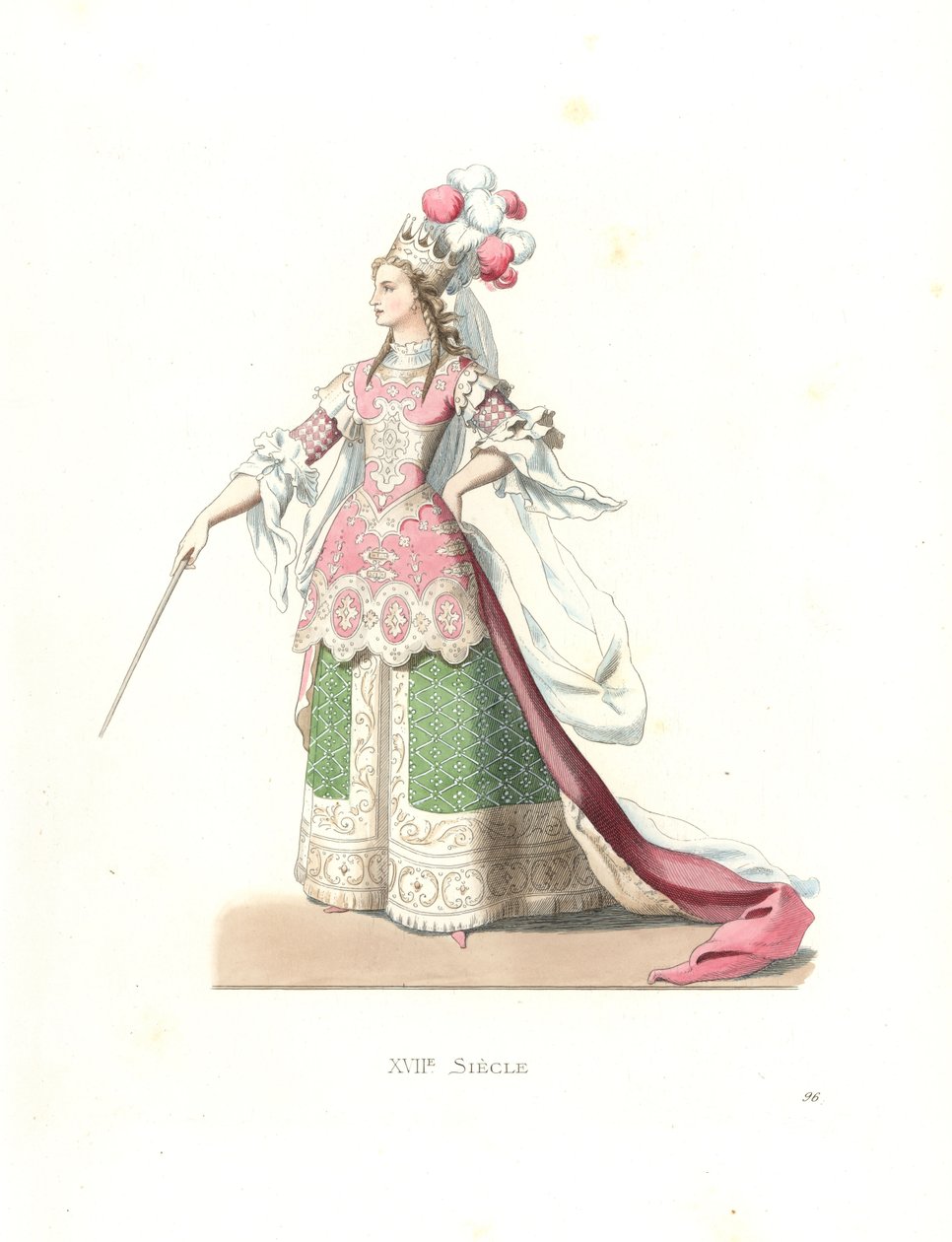 Francuzka w stroju baletowym autorstwa Edmond Lechevallier Chevignard