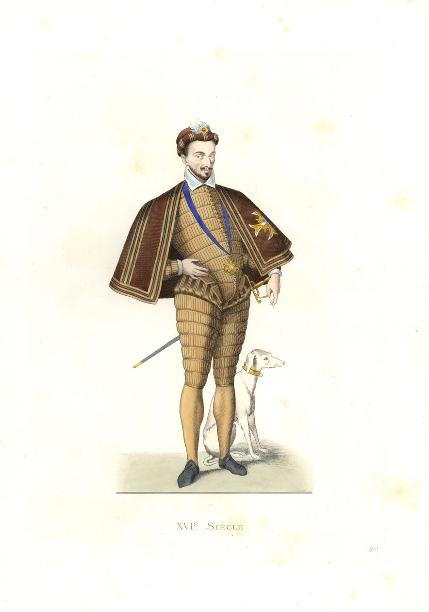 Król Henryk III Francji autorstwa Edmond Lechevallier Chevignard
