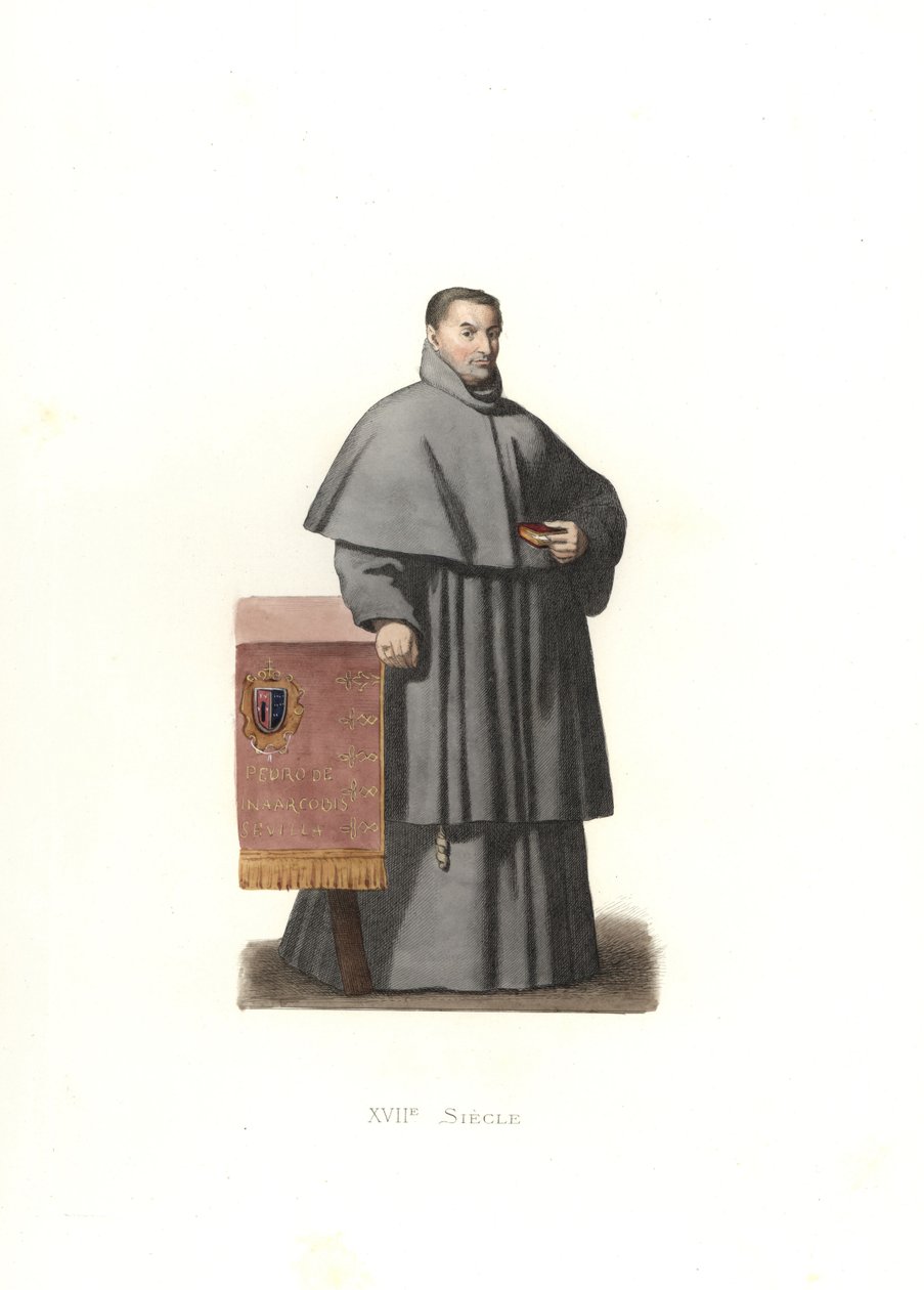 Piotr z Urbiny, arcybiskup Sewilli, Hiszpania autorstwa Edmond Lechevallier Chevignard