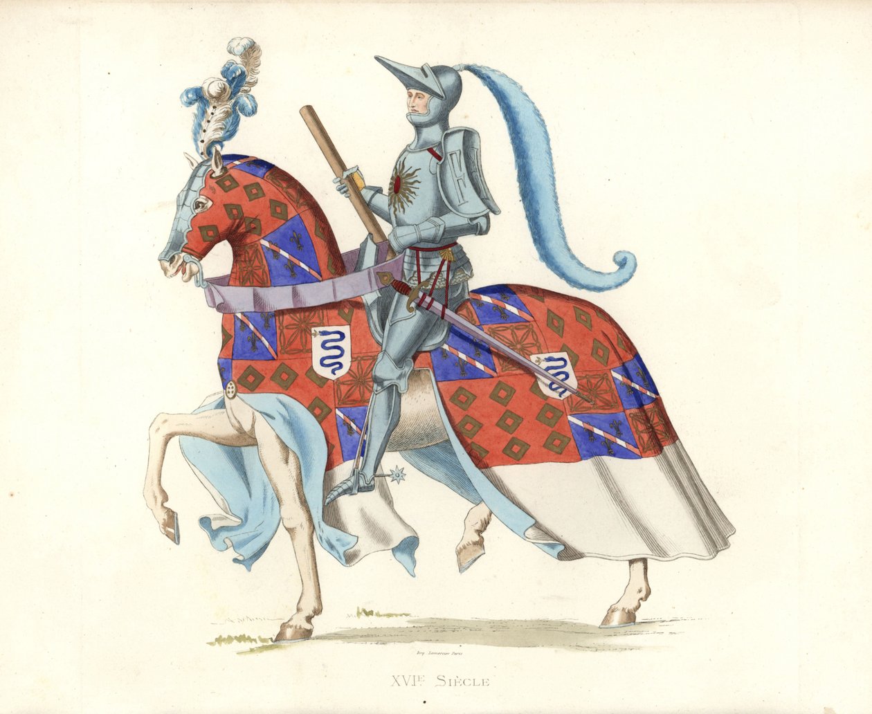 Pierre, wicehrabia Rohanu (1451-1513) (ilustracja) autorstwa Edmond Lechevallier Chevignard