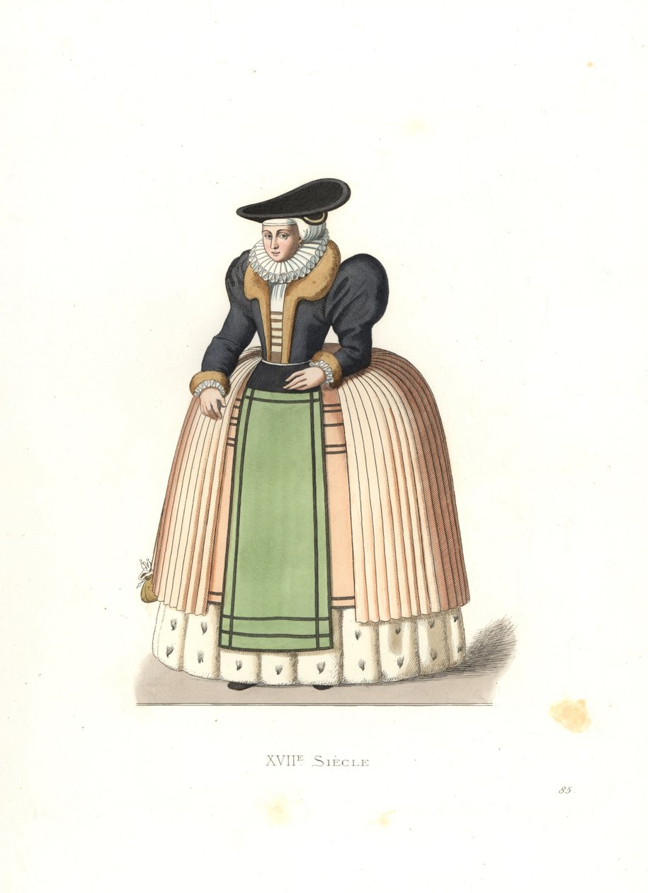 Kobieta z Alzacji autorstwa Edmond Lechevallier Chevignard