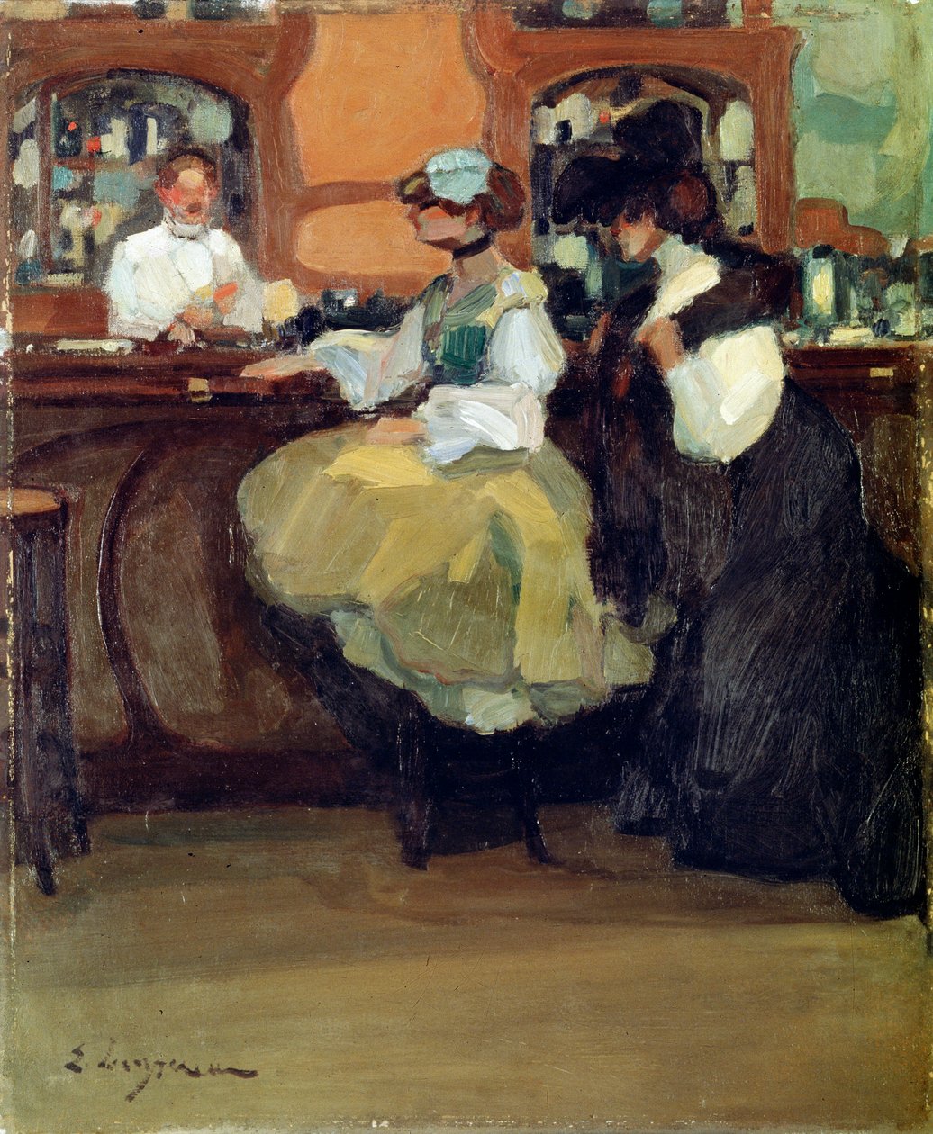 Bar Tabarina, 1905. autorstwa Edmond Lempereur