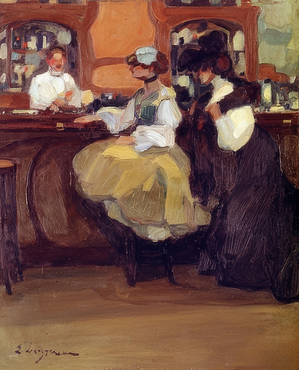 Bar Tabarin. 1905 autorstwa Edmond Lempereur