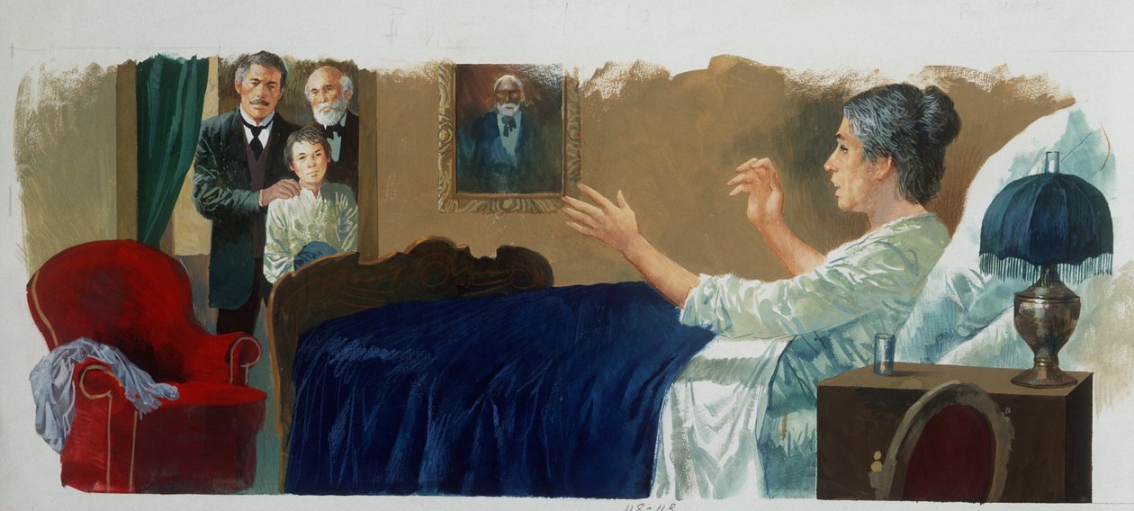 Z Apeninów do Andów z „Serca” Edmondo De Amicis (1846-1908), rysunek autorstwa Edmondo de Amicis