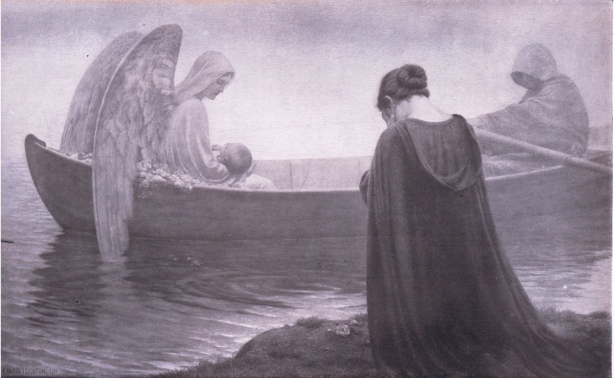 Do nieznanego lądu, Bibbys Annual, 1916-1917 autorstwa Edmund Blair after Leighton