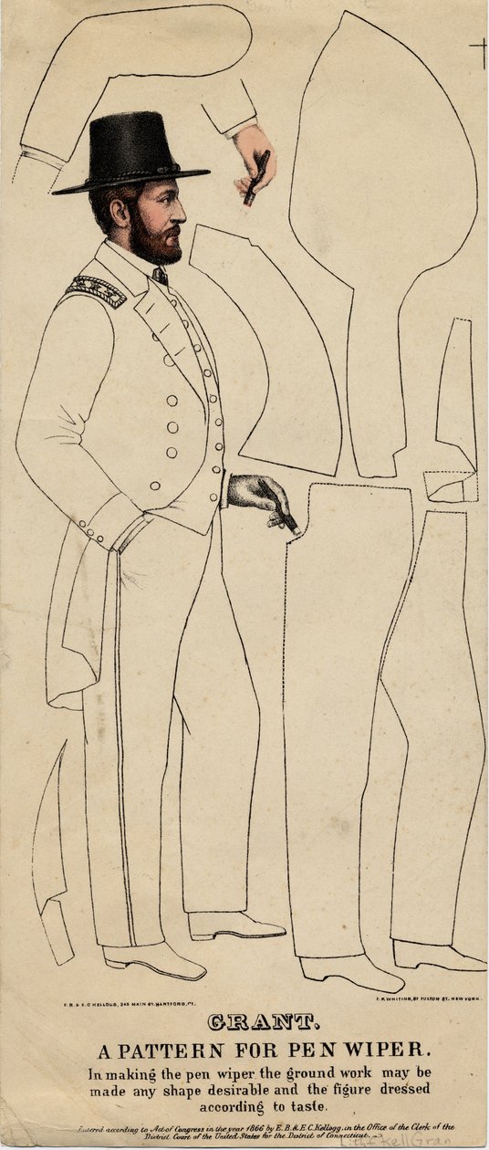 Grant: wzór na wycieraczkę do piór..., 1866 autorstwa Edmund Burke Kellogg