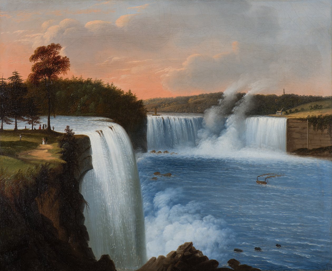 Wodospad Niagara, 1850 autorstwa Edmund C. Coates