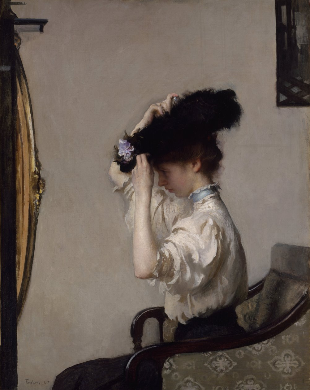 Przygotowanie do poranka autorstwa Edmund Charles Tarbell
