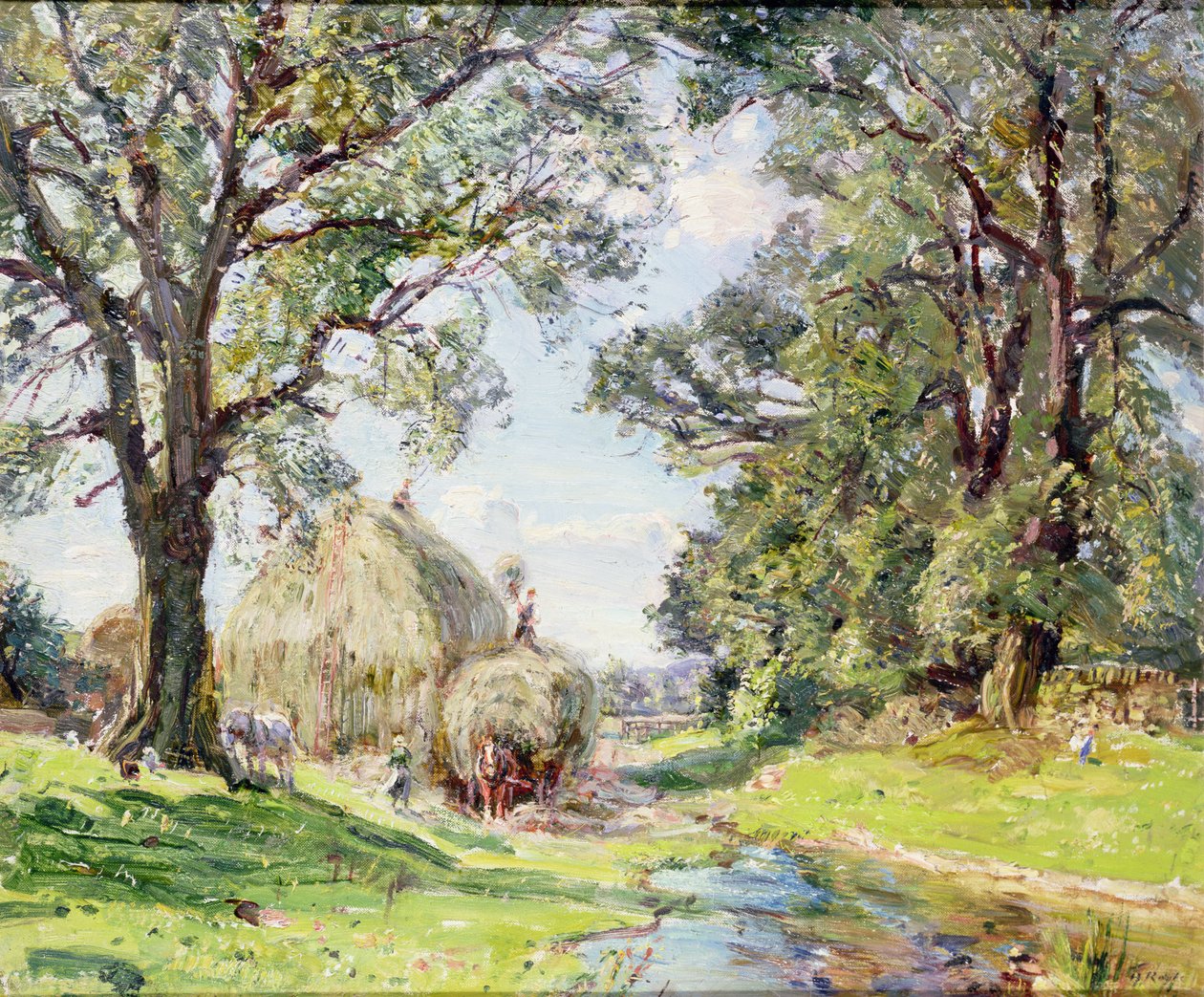 Krajobraz Surrey autorstwa Edmund George Warren