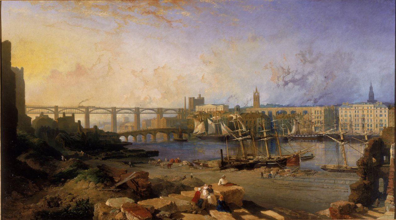 Newcastle upon Tyne, 1862-63 autorstwa Edmund John Niemann