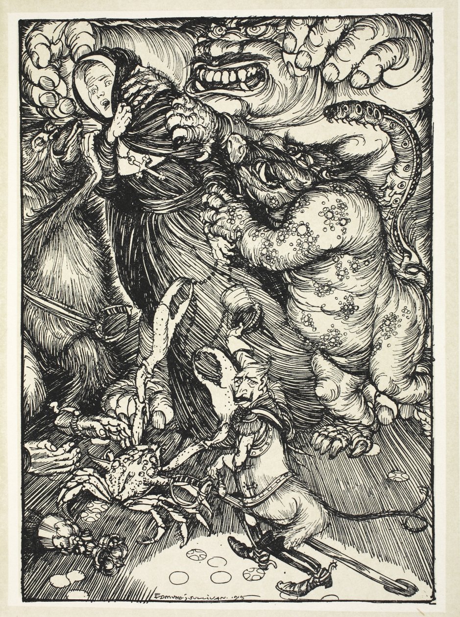 Oblubienica Chrystusa (Naruszenie Belgii), ilustracja z The Kaiser
