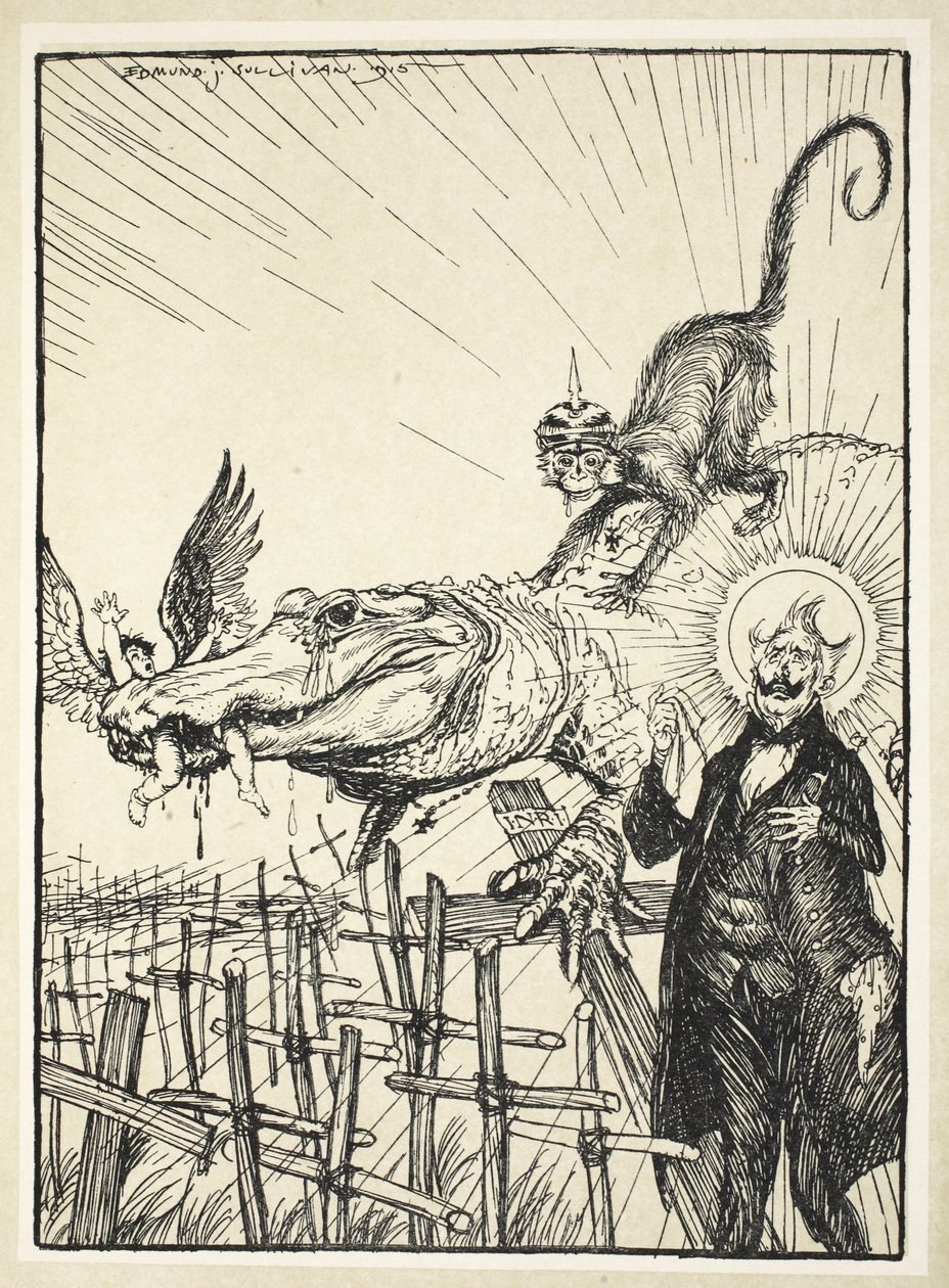 Krokodyle łzy, ilustracja z The Kaiser