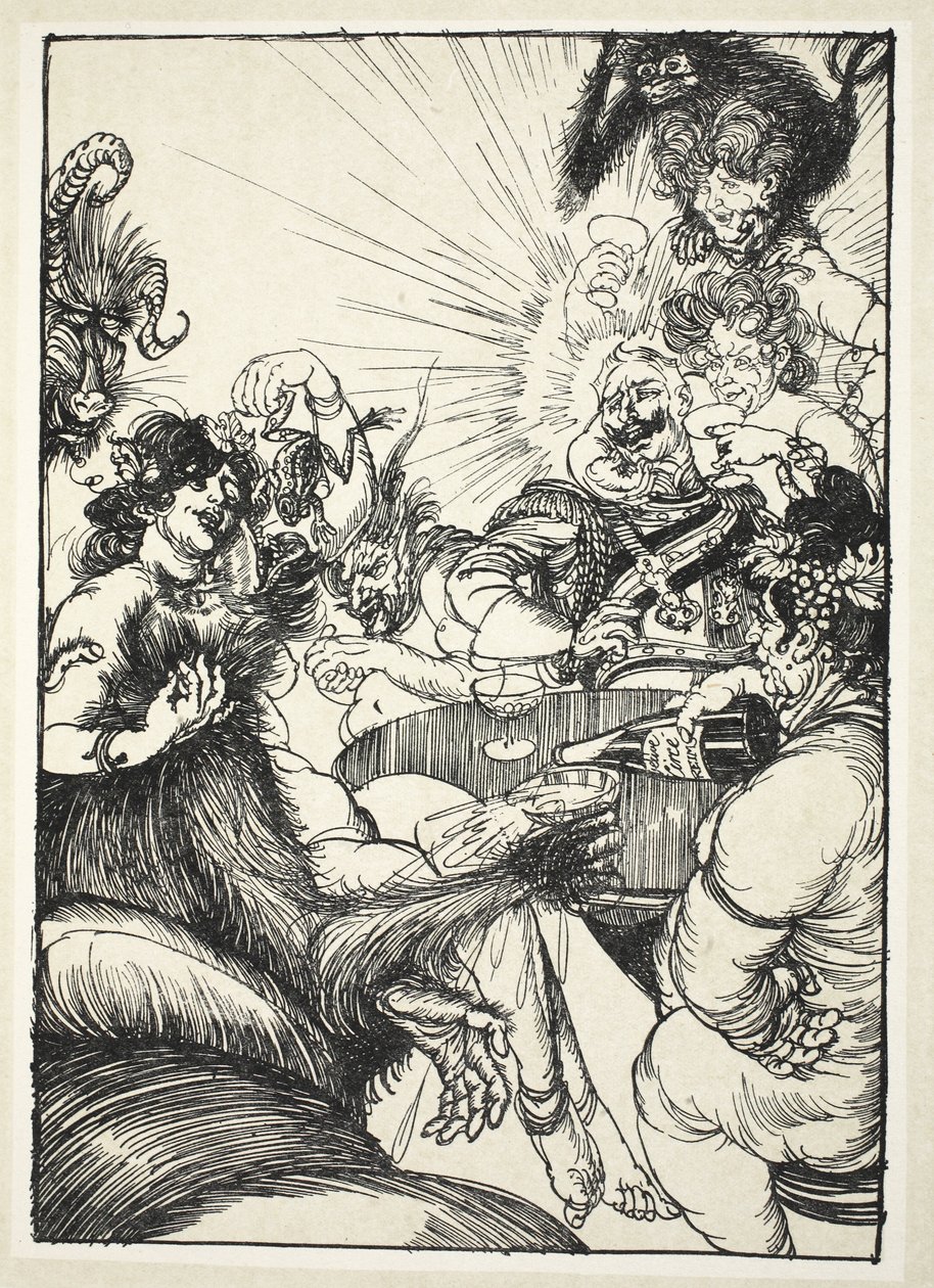 Kultur - zjadacz ropuch do Kaiser Comus, ilustracja z The Kaiser