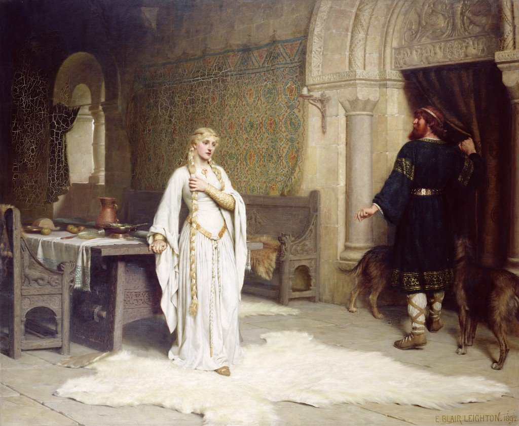 Pani Godiwa autorstwa Edmund Leighton