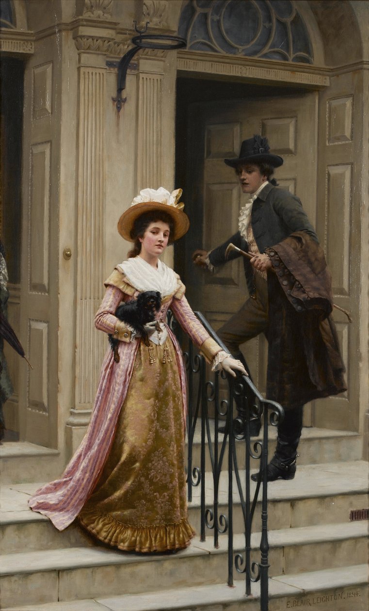 Mój sąsiad z sąsiedztwa autorstwa Edmund Leighton