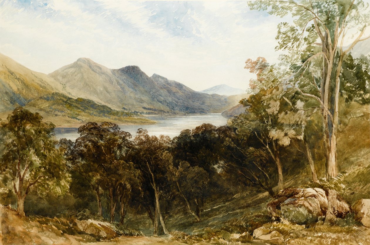 Ballachulish, Loch Leven, 1867 (wc na papierze) autorstwa Edmund Morison Wimperis