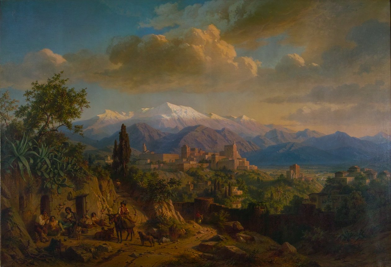 Granada, 1886, olej na płótnie autorstwa Edmund Wodick