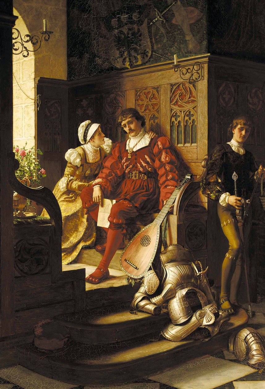 Obowiązek, 1883. autorstwa Edmund Blair Leighton