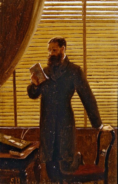 Stare czasy (olej na pokładzie) autorstwa Edmund Blair Leighton