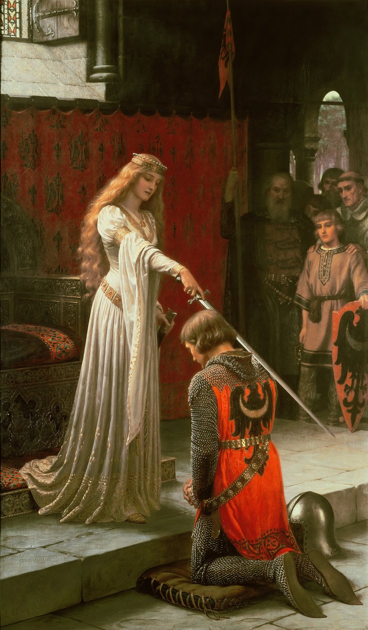 Wyróżnienie, 1901 autorstwa Edmund Blair Leighton