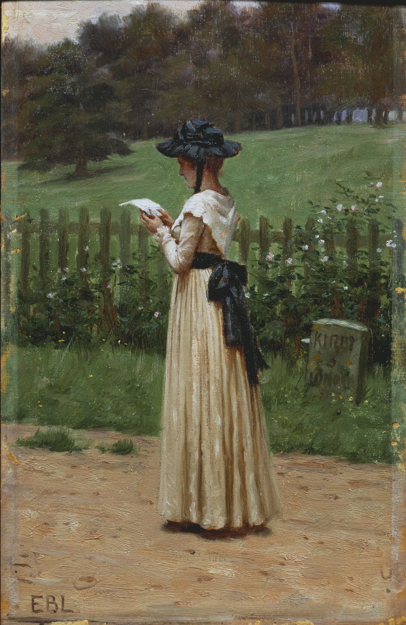 List miłosny autorstwa Edmund Blair Leighton
