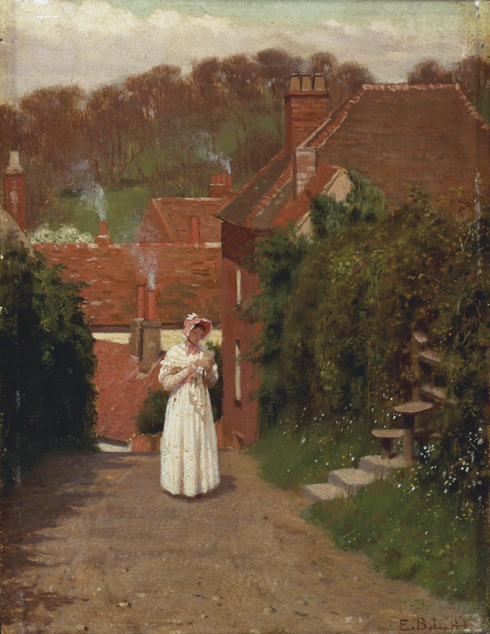List miłosny, 1884 autorstwa Edmund Blair Leighton