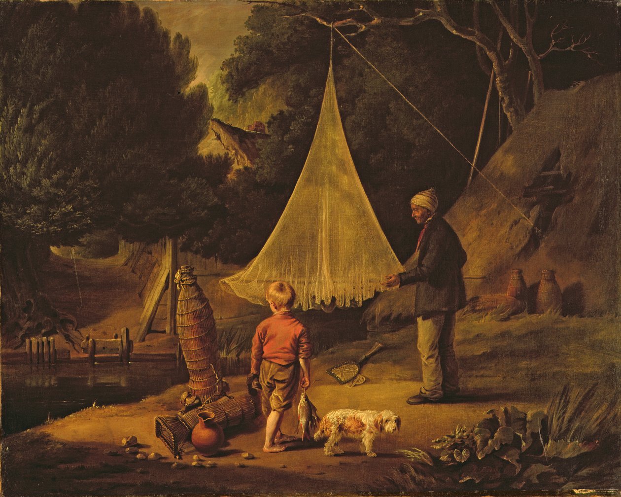 Łowca węgorzy autorstwa Edmund Bristow