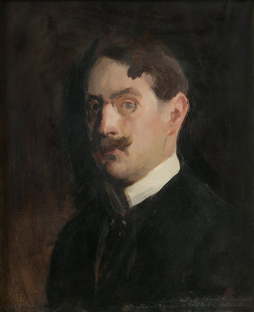 Autoportret, 1889 autorstwa Edmund Charles Tarbell
