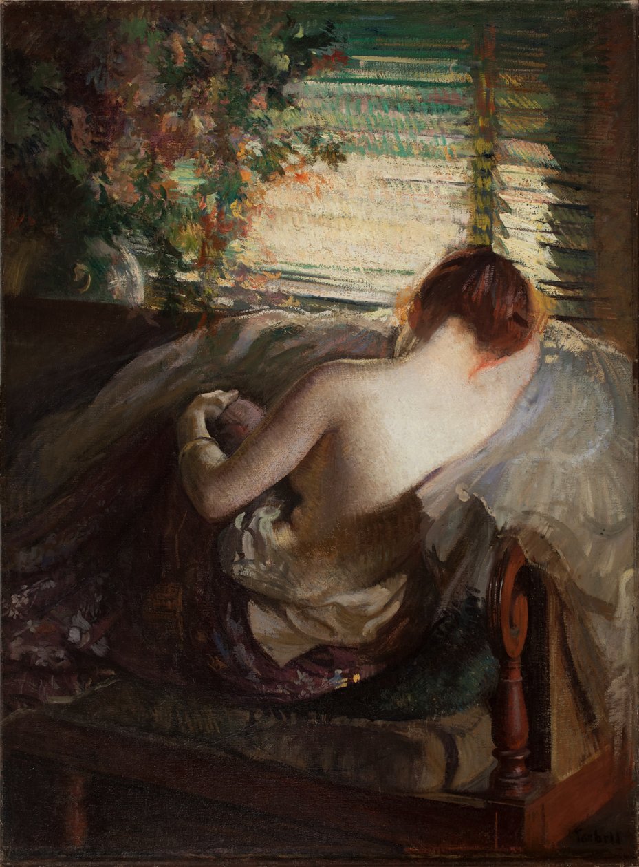 Żaluzje weneckie autorstwa Edmund Charles Tarbell