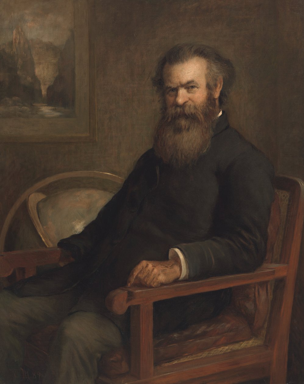 John Wesley Powell, 1889. autorstwa Edmund Clarence Messer