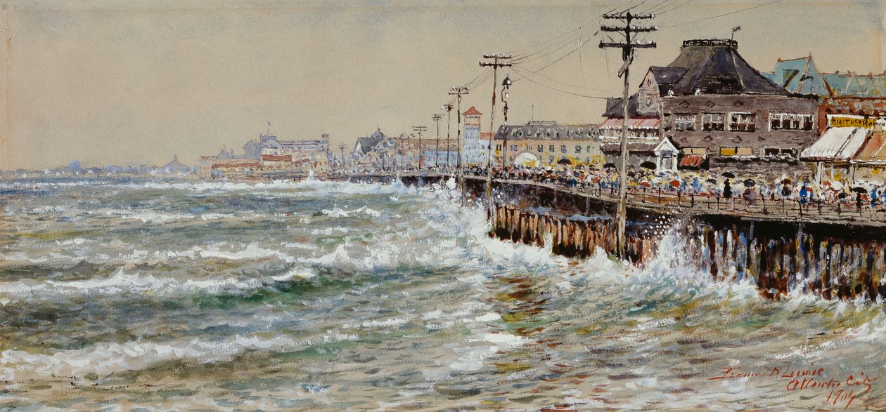 Miasto atlantyckie, autorstwa Edmund Darch Lewis