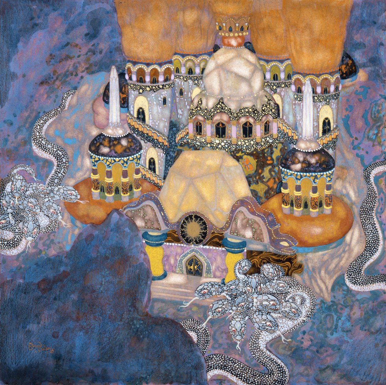 Bajka serbska: Zamek autorstwa Edmund Dulac