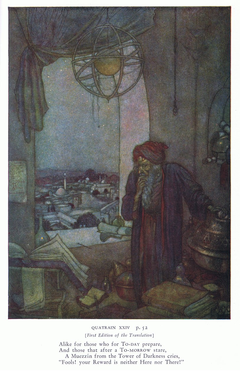Podobnie dla tych, którzy dziś przygotowują (kolorowa litografia) autorstwa Edmund Dulac