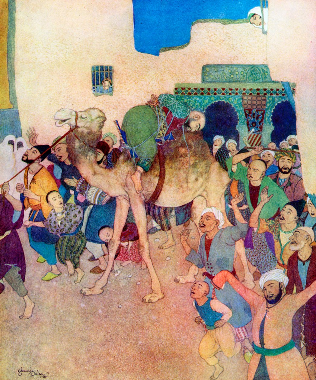 „Oto nagroda tych, którzy mieszają się w sprawy innych ludzi”, c1900-1950 autorstwa Edmund Dulac