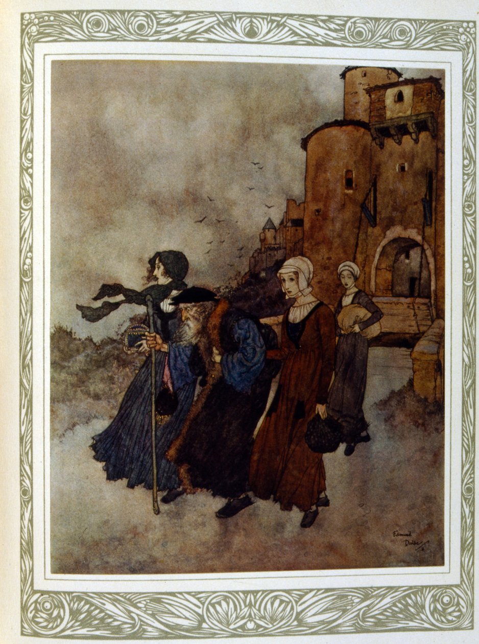 Francuskie wydanie Opowieści Hansa Christiana Andersena (druk) autorstwa Edmund Dulac