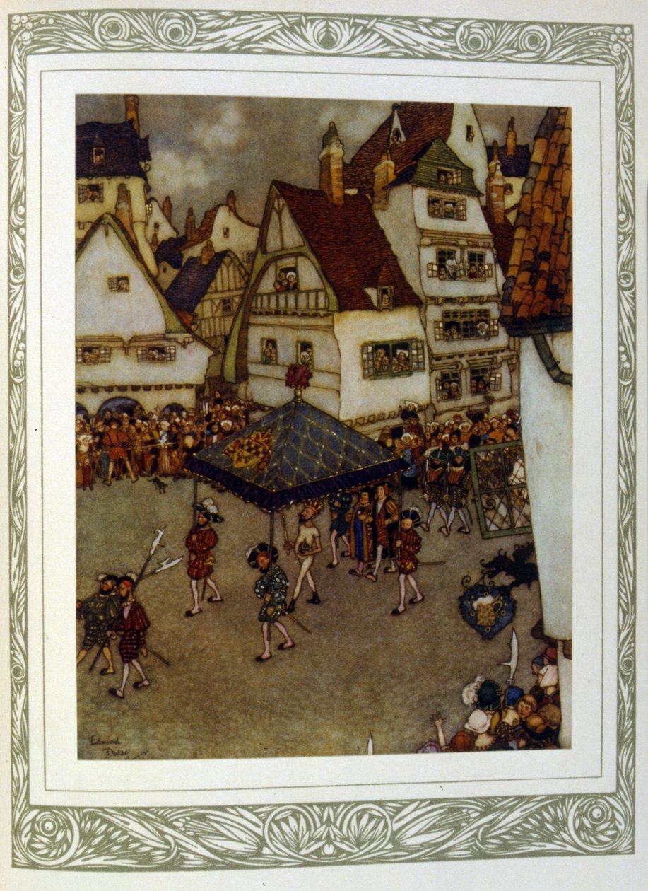 Ilustrowane francuskie wydanie Opowieści Hansa Christiana Andersona autorstwa Edmund Dulac