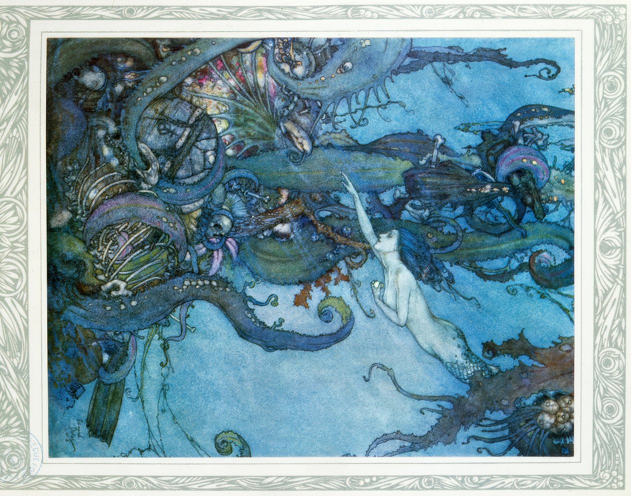 Mała Syrenka autorstwa Edmund Dulac