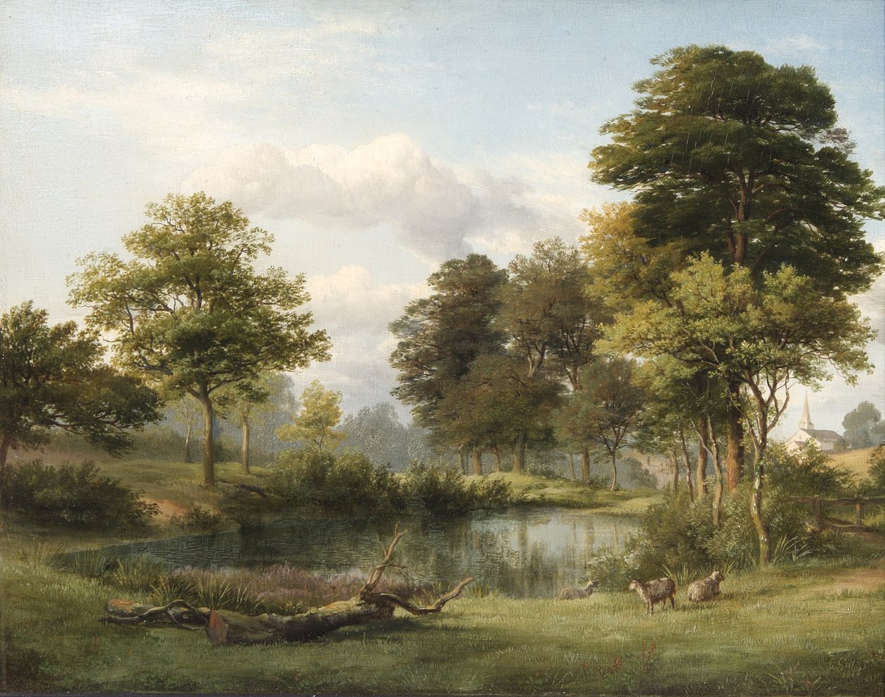 Scena w Muswell Hill autorstwa Edmund Gill