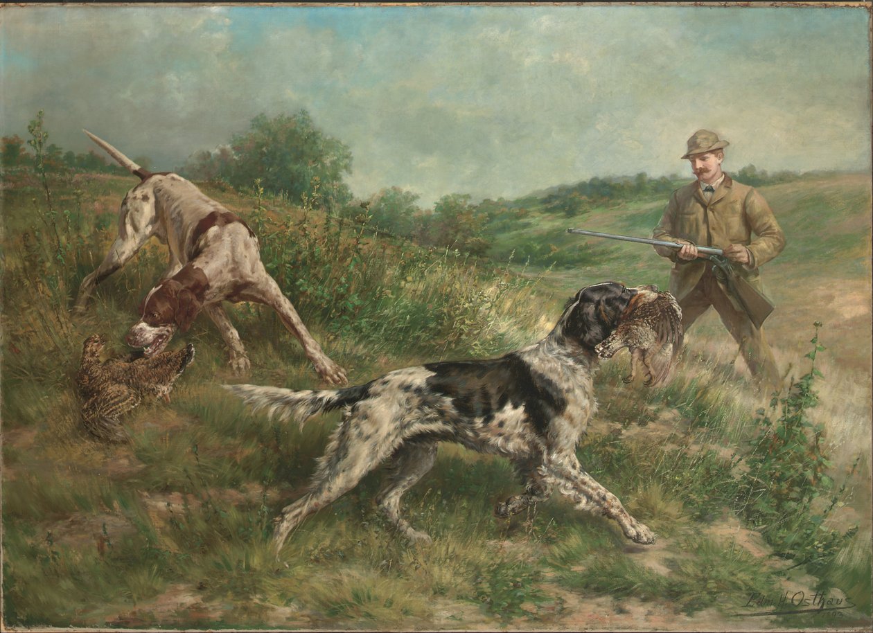 Polowanie w krajobrazie wyżynnym autorstwa Edmund Henry Osthaus