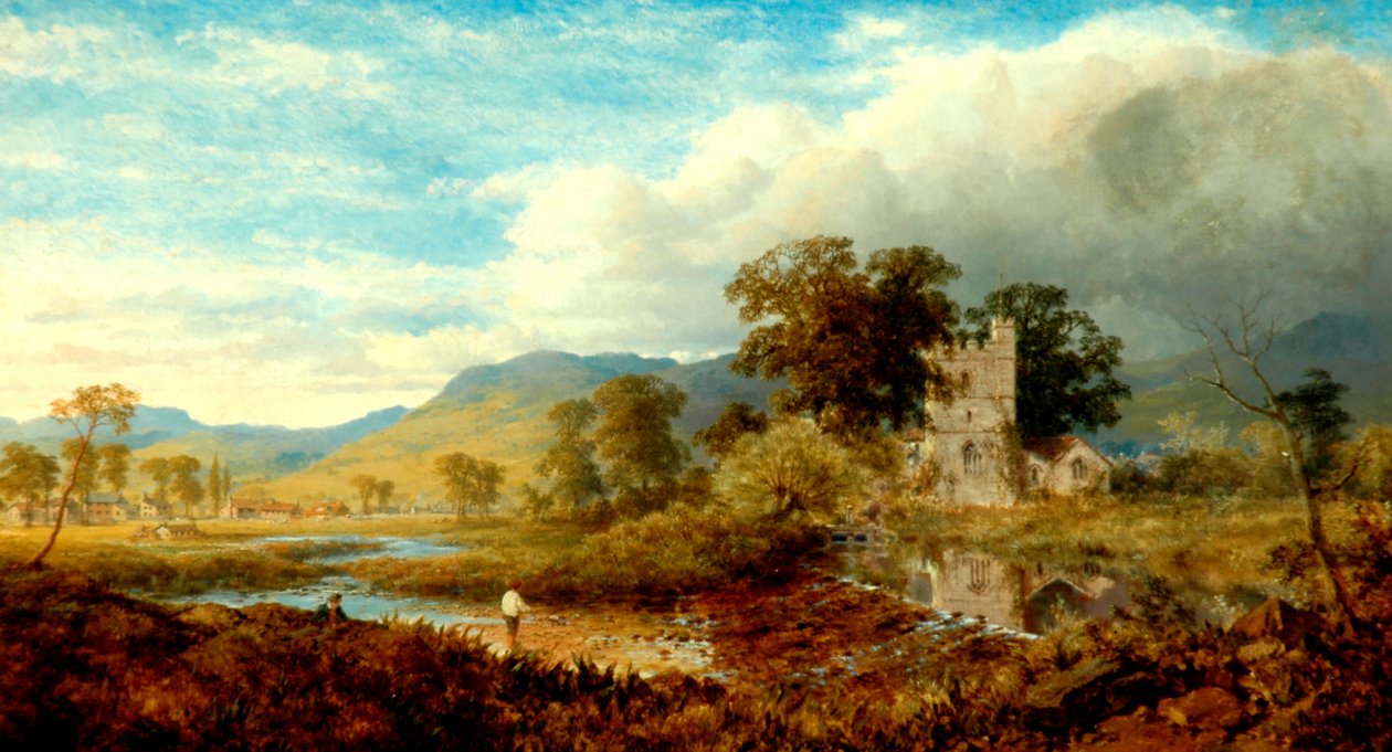 Abergavenny, 1872 autorstwa Edmund John Niemann