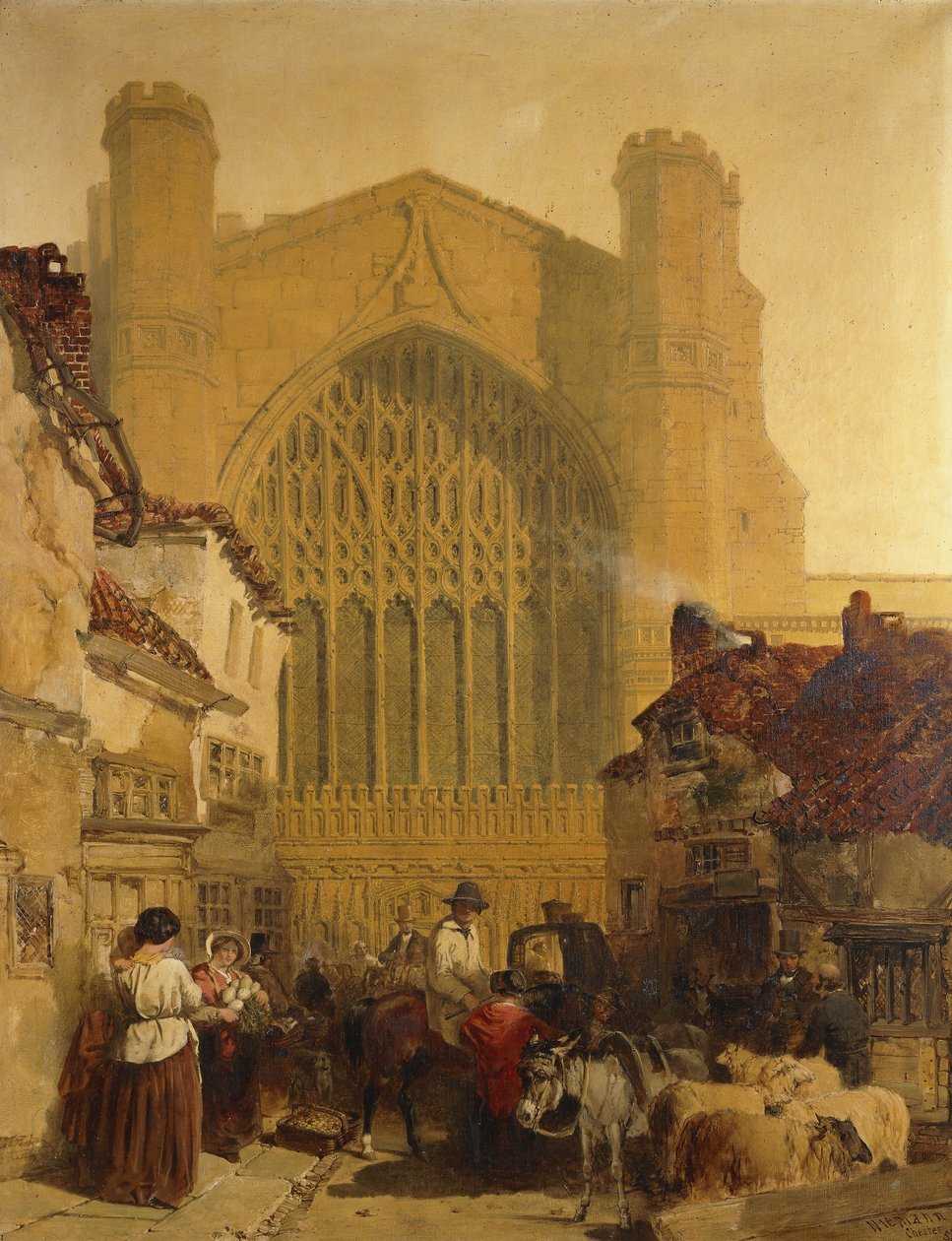Katedra w Chester, 1853 autorstwa Edmund John Niemann