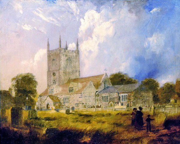 Kościół w Old Henley autorstwa Edmund John Niemann