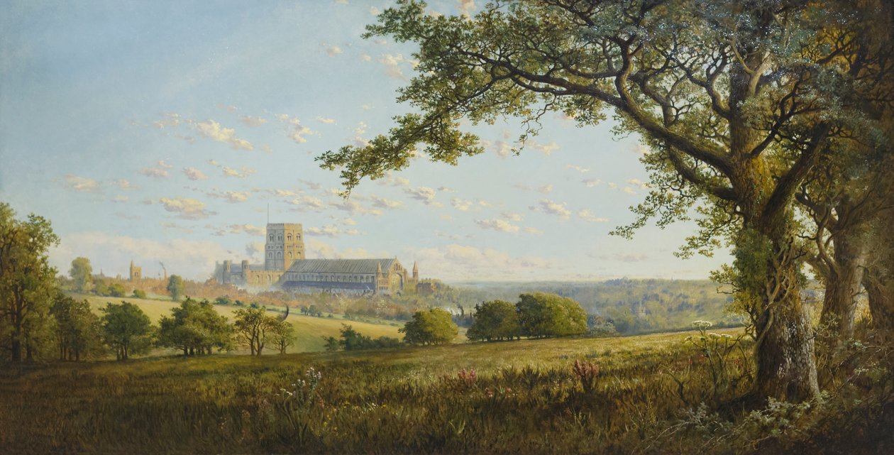 Kościół św. Albana, Dania autorstwa Edmund John Niemann